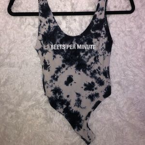 Beets per minute body suit, size medium